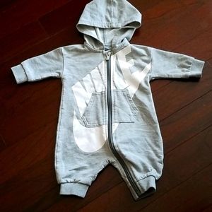 Nike Newborn Play All Day Coverall Grey (0-3)